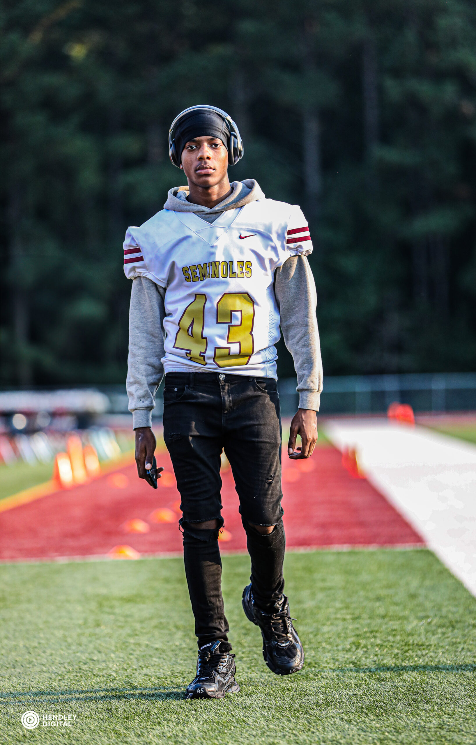 Male rugby player photographed by Atlanta photographer and videographer outdoors